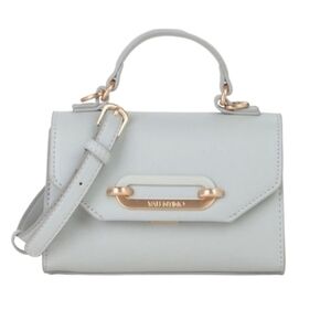 NWT Mario Valentino Women's Light Gray Mini Crossbody Bag